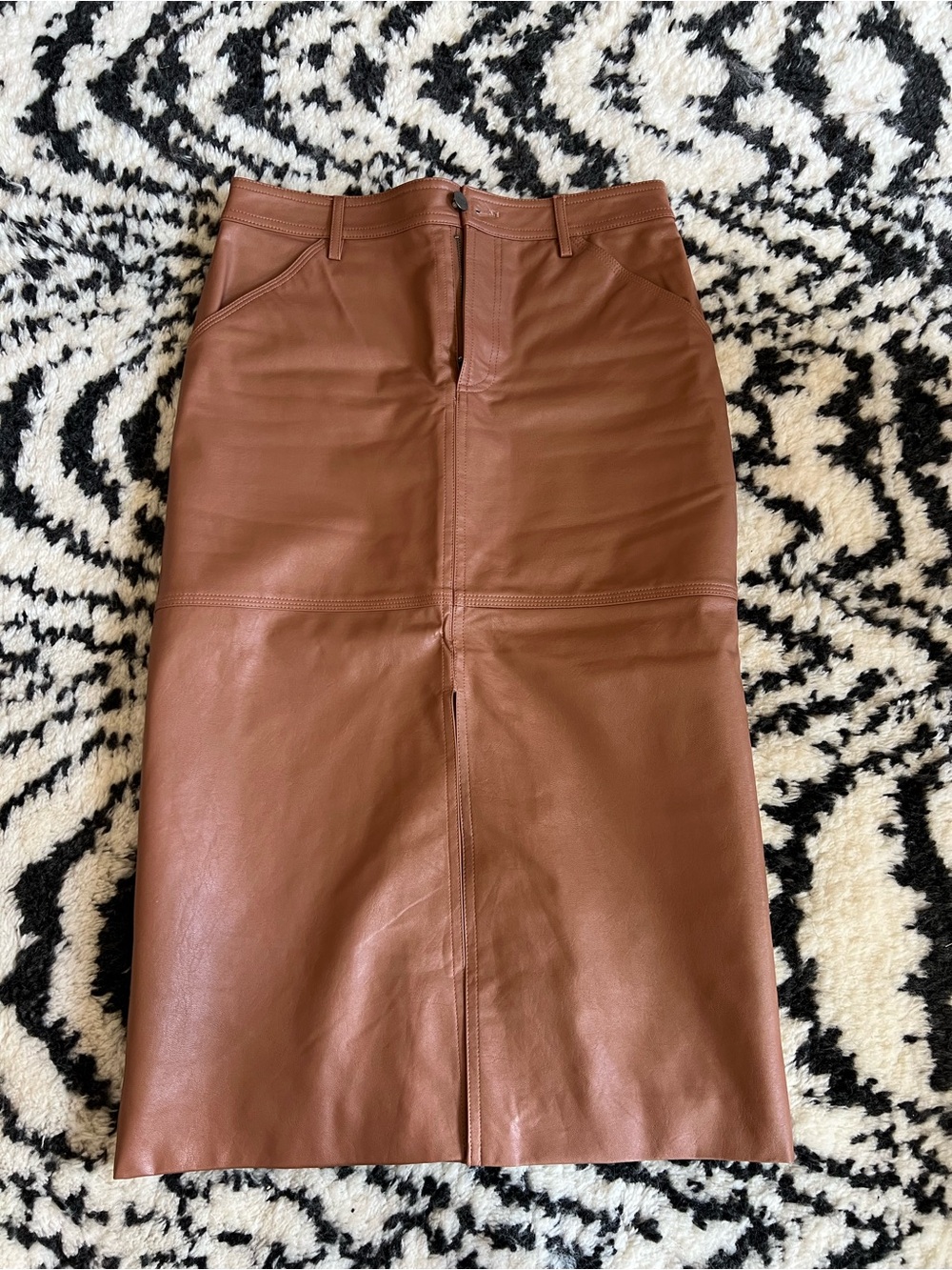 Sanctuary faux leather maxi skirt size 26